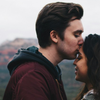 forehead kiss