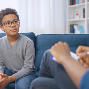 affordable counseling with a young boy