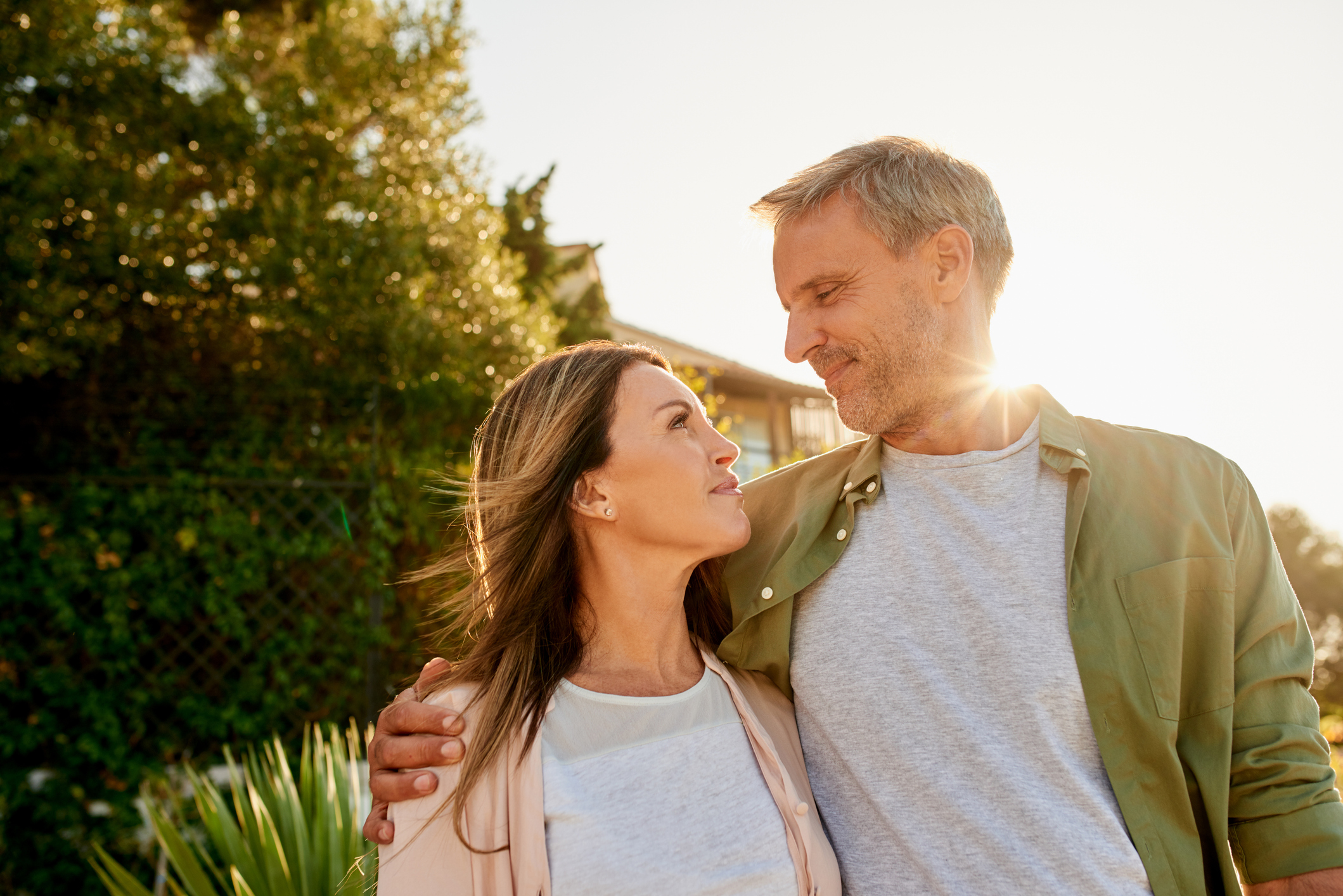 Couple reconnecting during a couples therapy intensive